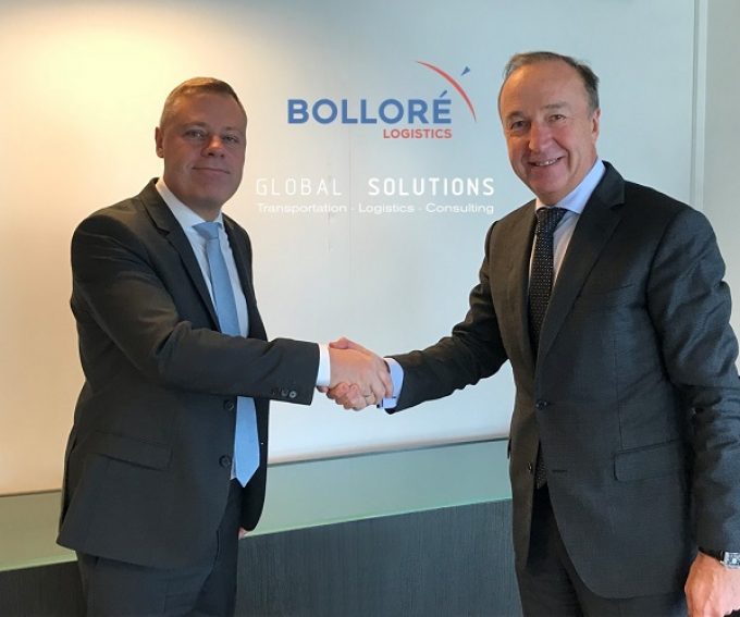 Thomas Toubro, Managing Director of Global Solutions and Thierry Ehrenbogen, Chairman of Bolloré Logistics and Deputy CEO of Bolloré Transport & Logistics.