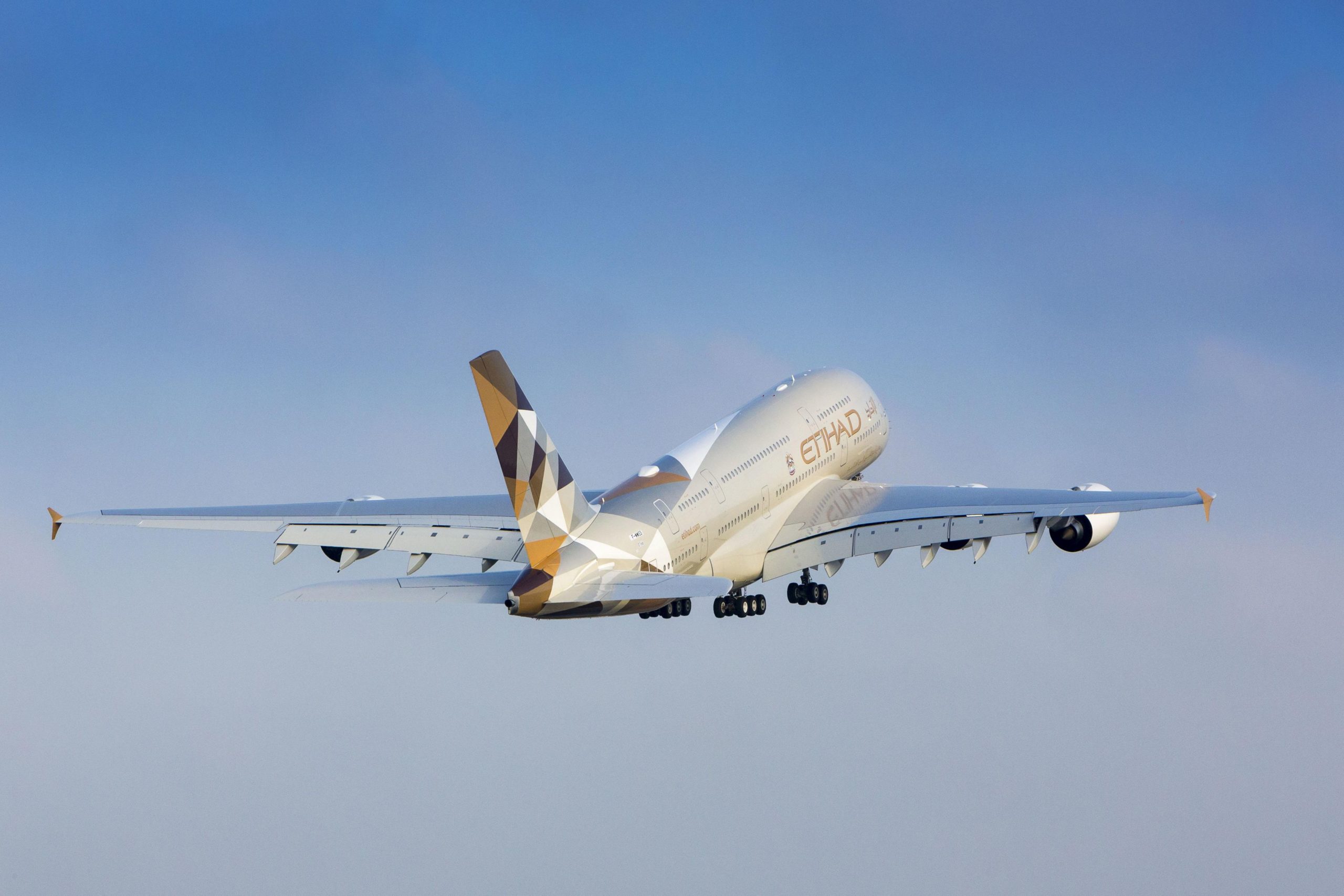The first A380 was delivered to Etihad in 2014