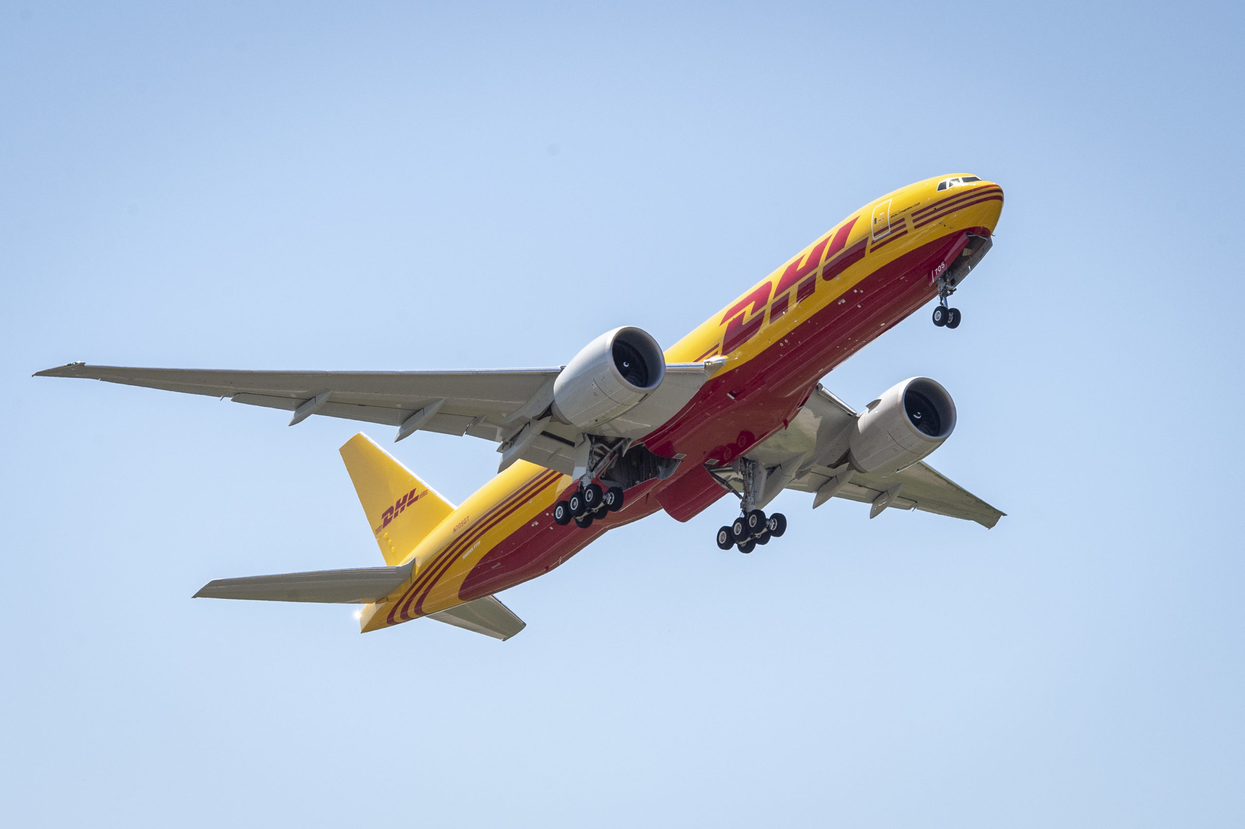 DHL 777 Freighter Delivery Cruise, Ribbon Cuttiing & Flyaway