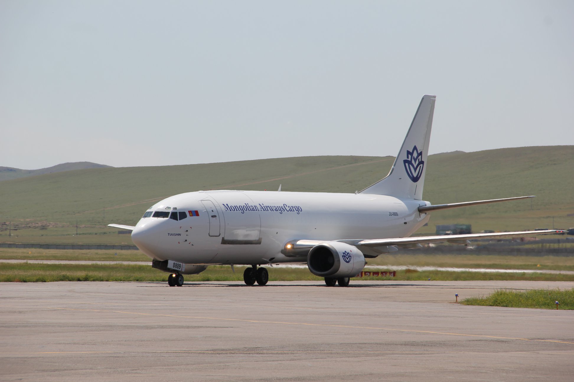 A Mongolian Airways Cargo 737-300F. Photo MCAA