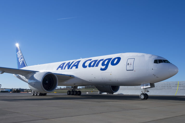 An ANA Cargo plane
