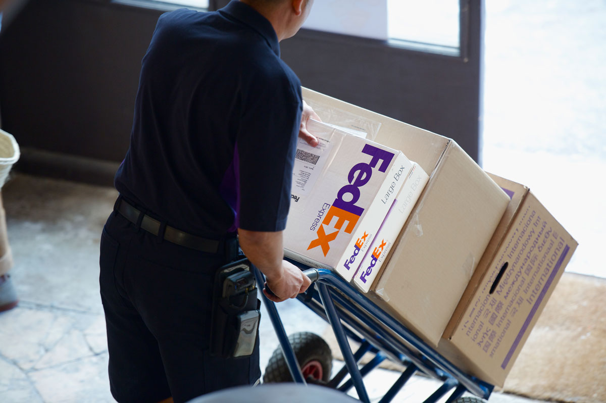 FedEx cargo on carrier