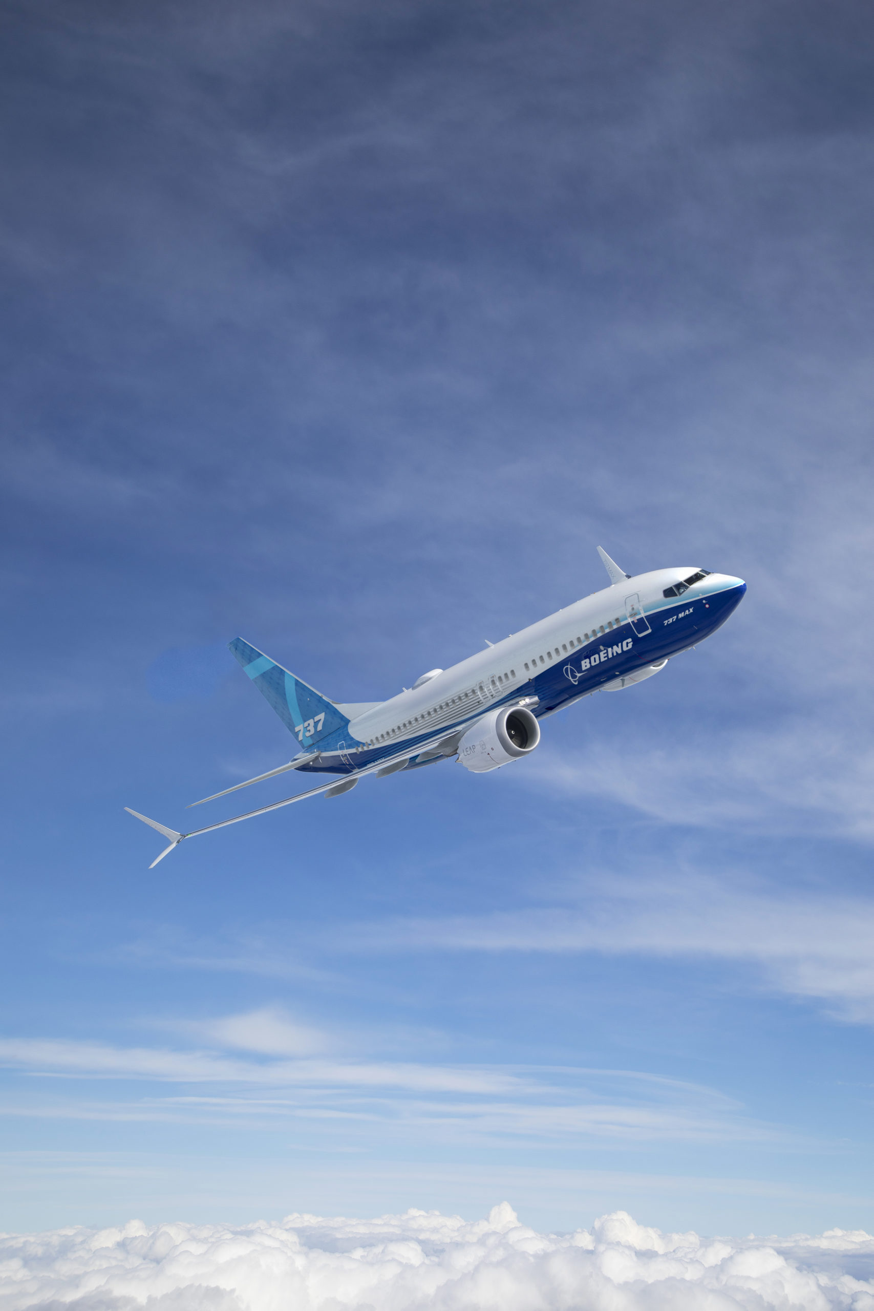 Boeing 737 MAX 7 First Flight Air To Air