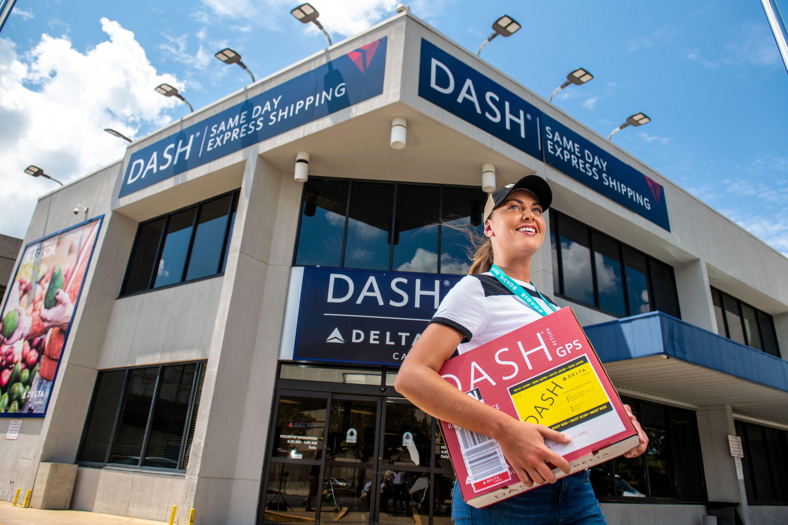 Photos from a Delta Cargo shoot for Delta Air Lines at the Icebox and Delta Dash office in Atlanta, Ga., on Tuesday, Aug. 6, 2019. (Chris Rank for Rank Studios)