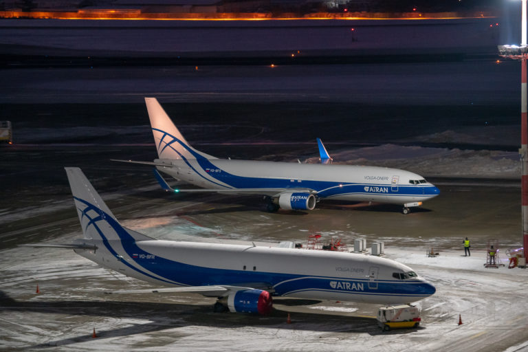 Atran 737 freighters. Photo courtesy of Volga-Dnepr Group.