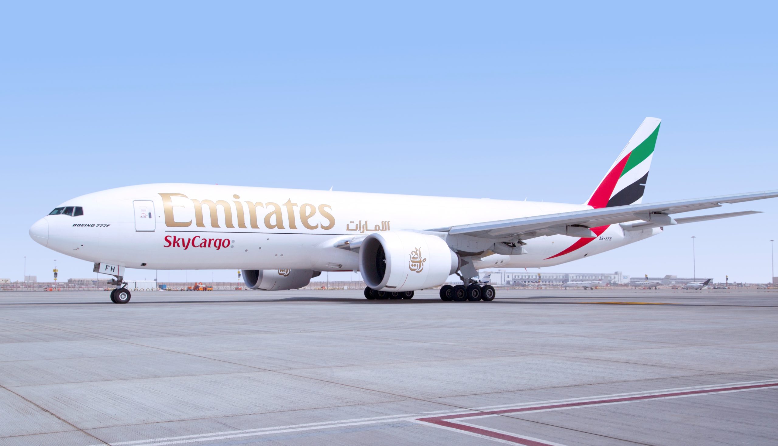An Emirates SkyCargo 777F. Photo/Emirates SkyCargo