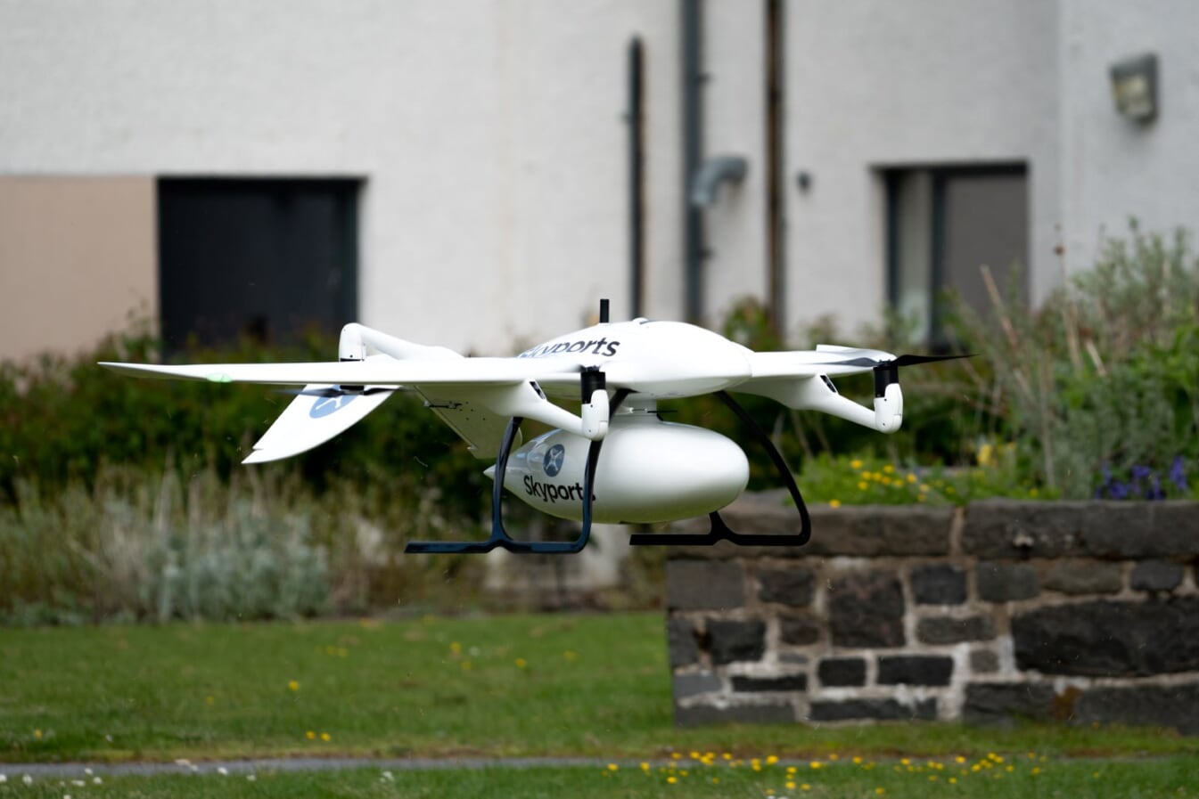 Skyports delivery drone manufactured by Wingcopter. Source: Skyports