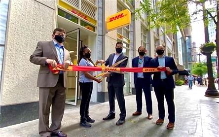 DHL opened its company-owned retail store in Chicago. Photo courtesy of DHL.