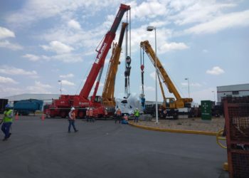 Dachser completes the delivery of automotive manufacturing machinery in Mexico. Photo: Dachser.