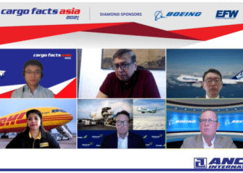 Panelists from SpiceXpress, Boeing Commercial Airplanes, Nippon Cargo Airlines, DHL Express and Atlas Air Worldwide joined the first session of Cargo Facts Asia