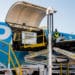 An Amazon Prime Air 737-800 unloads cargo at PIT. Image courtesy of Pittsburgh International Airport.