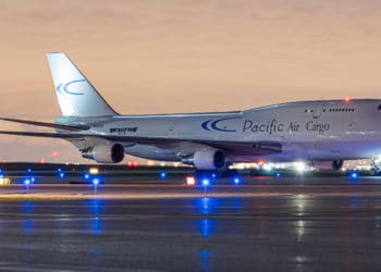 Pacific Air Cargo 747-400F taxiing at Chicago O'Hare (ORD). Photo courtesy of Pacific Air Cargo.