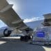 Cainiao loads cargo onto an airplane
