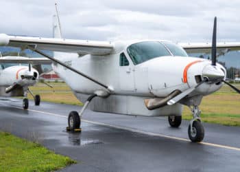 Reliable Robotics is testing its automation by modifying a Cessna. (208B Photo/Reliable Robotics)