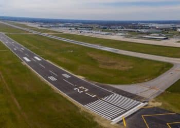 Columbus Rickenbacker upgraded its primary runway in 2020. (Photo/Rickenbacker  International Airport)