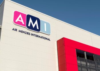 Air Menzies International building with logo