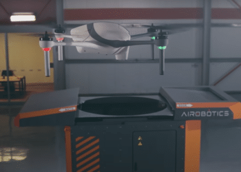Airobotics will deliver twenty units of its Optimus drone to SkyGo. (Photo/Airobotics)