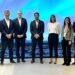 Menzies Aviation, TAP Air Portugal and Groundforce officials gather