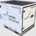 Swiss Airtainer's new container has solar panels.