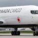 An Air Canada Cargo plane at an airport