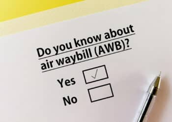 Air WayBill paper