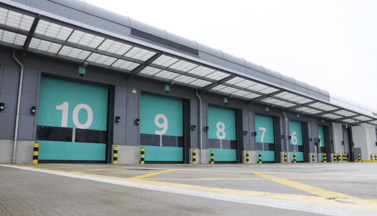 The landside doors at IAG Cargo's New Premia at LHR