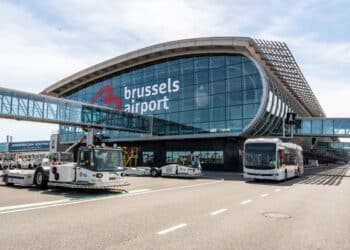 Exterior of Brussels Airport