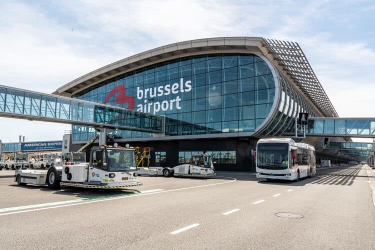 Exterior of Brussels Airport