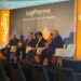 A panel on air vs. sea freight at LogiPharma 2023 in Boston