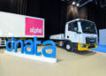 GSE behind a dnata sign